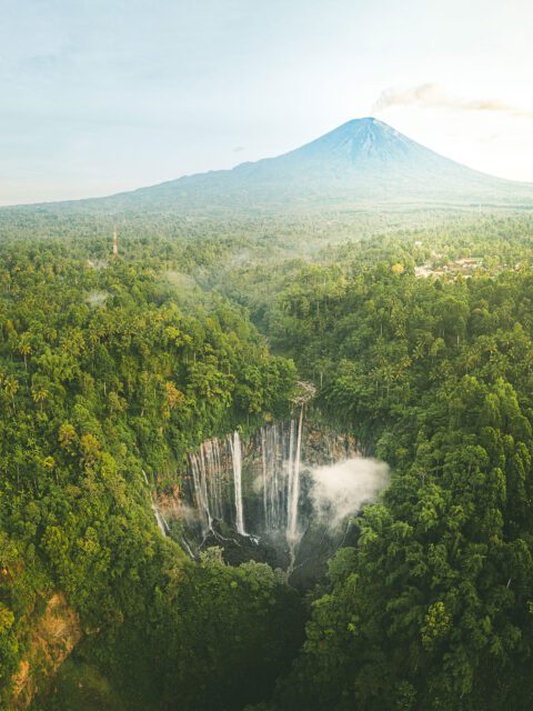 tumpak sewu waterfall east java